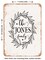 DECORATIVE METAL SIGN - the Jones Family - Vintage Rusty Look